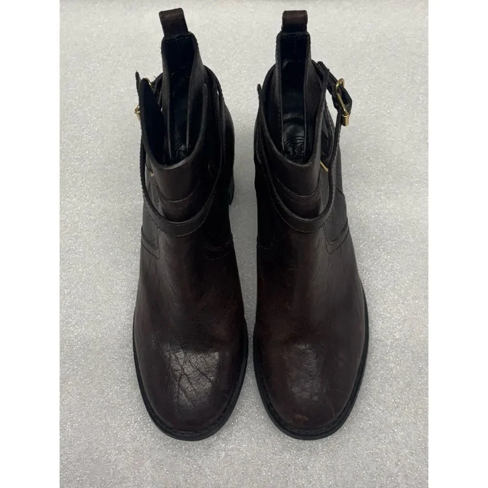 Tory Burch Kayden Booties in Dark Chocolate Size 7.5